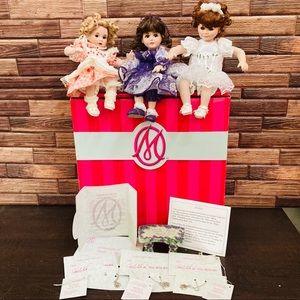 D60 Rose Bud Trio Dolls